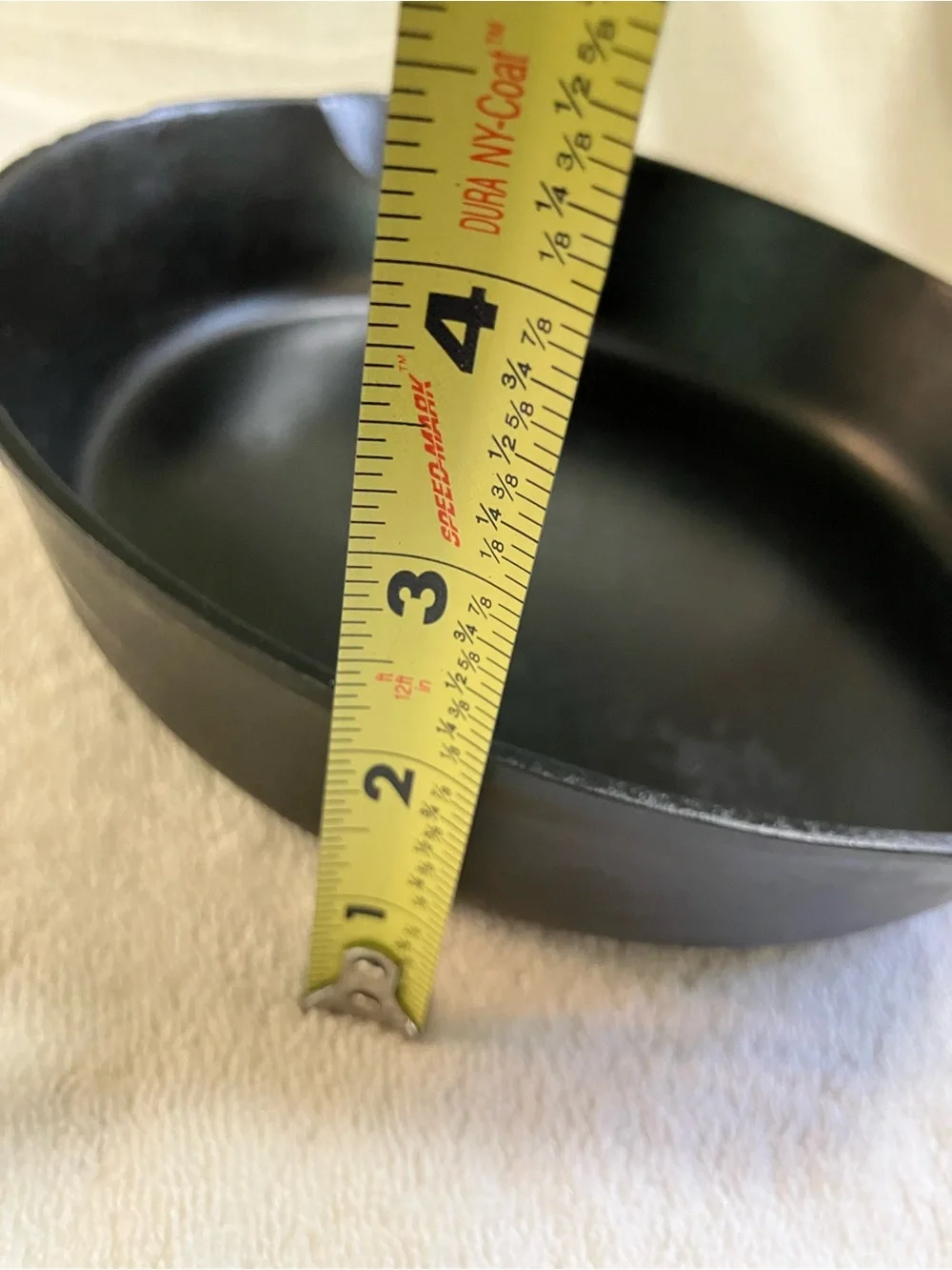 Antique Griswold #6 Black Cast Iron Skillet -9inch  Heavy-Duty Frying Pan